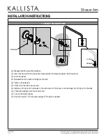 Preview for 4 page of Kallista P21441 Installation Instructions