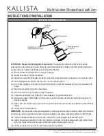 Предварительный просмотр 5 страницы Kallista P21500 Installation Instructions Manual