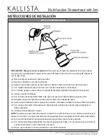 Preview for 7 page of Kallista P21500 Installation Instructions Manual