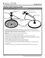 Preview for 5 page of Kallista P21520 Installation Instructions Manual