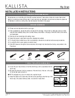 Preview for 2 page of Kallista P21579 Installation Instructions