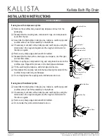 Preview for 4 page of Kallista P21586 Installation Instructions Manual