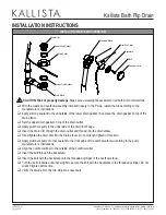 Preview for 6 page of Kallista P21586 Installation Instructions Manual