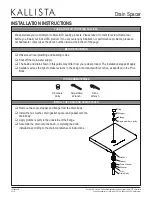 Предварительный просмотр 2 страницы Kallista P21640 Installation Instructions