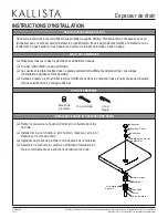 Preview for 3 page of Kallista P21640 Installation Instructions