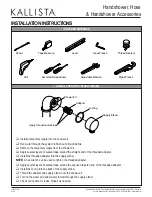 Предварительный просмотр 3 страницы Kallista P21650 Installation Instructions Manual