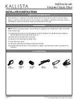 Предварительный просмотр 7 страницы Kallista P21650 Installation Instructions Manual