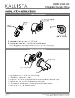 Предварительный просмотр 8 страницы Kallista P21650 Installation Instructions Manual