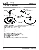 Предварительный просмотр 11 страницы Kallista P21650 Installation Instructions Manual