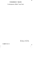 Kallista P21688-00-CP Installation Manual preview