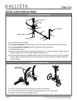 Preview for 5 page of Kallista P22731 Installation Instructions Manual