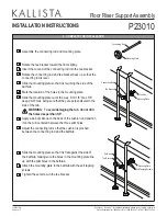 Preview for 3 page of Kallista P23010 Installation Instructions