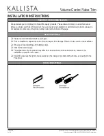 Preview for 2 page of Kallista P23013-CR Installation Instructions Manual