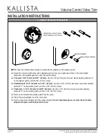 Preview for 3 page of Kallista P23013-CR Installation Instructions Manual