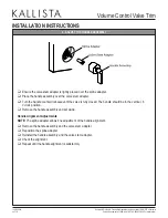 Preview for 4 page of Kallista P23013-CR Installation Instructions Manual