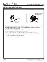 Preview for 5 page of Kallista P23013-CR Installation Instructions Manual