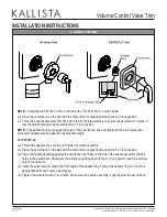 Preview for 6 page of Kallista P23013-CR Installation Instructions Manual