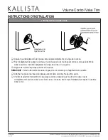 Preview for 10 page of Kallista P23013-CR Installation Instructions Manual