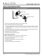 Предварительный просмотр 4 страницы Kallista P23052-CR Installation Instructions Manual