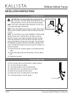 Предварительный просмотр 3 страницы Kallista P23065 Installation Instructions