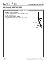 Предварительный просмотр 4 страницы Kallista P23065 Installation Instructions