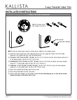 Предварительный просмотр 3 страницы Kallista P23083-CR Installation Instructions Manual