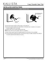 Preview for 5 page of Kallista P23083-CR Installation Instructions Manual