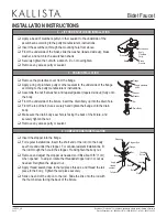 Preview for 3 page of Kallista P23105-LV Installation Instructions