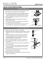 Предварительный просмотр 4 страницы Kallista P23105-LV Installation Instructions