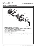 Preview for 5 page of Kallista P24015 Installation Instructions Manual