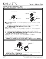 Предварительный просмотр 8 страницы Kallista P24015 Installation Instructions Manual