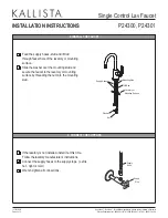 Preview for 3 page of Kallista P24300 Installation Instructions