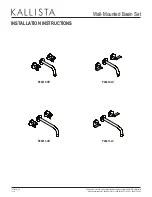 Kallista P24410-CR Installation Instructions Manual preview