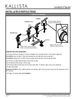 Предварительный просмотр 4 страницы Kallista P24490-CR Installation Instructions Manual