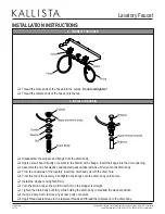 Preview for 5 page of Kallista P24490-CR Installation Instructions Manual