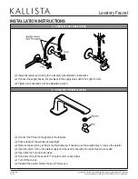 Preview for 6 page of Kallista P24490-CR Installation Instructions Manual