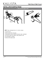 Preview for 3 page of Kallista P24814 Installation Instructions