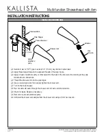 Preview for 3 page of Kallista P24840 Installation Instructions