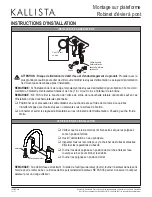 Preview for 7 page of Kallista P25001-00 Installation Instructions Manual