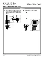 Preview for 4 page of Kallista P25200 Installation Instructions Manual