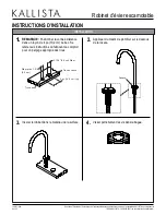 Preview for 9 page of Kallista P25200 Installation Instructions Manual