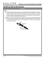 Preview for 19 page of Kallista P25200 Installation Instructions Manual