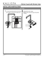 Предварительный просмотр 4 страницы Kallista P25201 Installation Instructions Manual