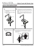 Предварительный просмотр 5 страницы Kallista P25201 Installation Instructions Manual