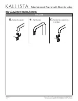 Preview for 7 page of Kallista P25205 Installation Instructions Manual