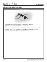 Preview for 5 page of Kallista P34500 Installation Instructions Manual