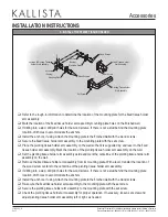 Предварительный просмотр 6 страницы Kallista P34500 Installation Instructions Manual