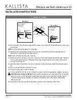 Preview for 3 page of Kallista P50018 Installation Instructions