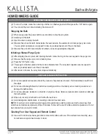 Preview for 7 page of Kallista P50045-G5 Homeowner'S Manual