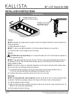 Preview for 8 page of Kallista P50047-G5 Installation Instructions Manual